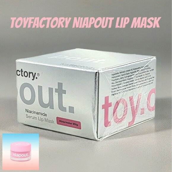 Toyfactory Niapout Serum Lip Mask New Full Size Overnight Treatment Watermelon - Picture 1 of 4